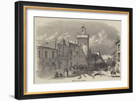 The Conflict at Brescia-Richard Principal Leitch-Framed Giclee Print