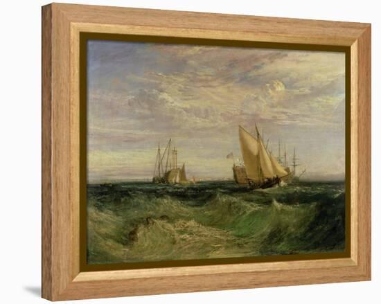 The Confluence of the Thames and the Medway, circa 1808-J. M. W. Turner-Framed Premier Image Canvas