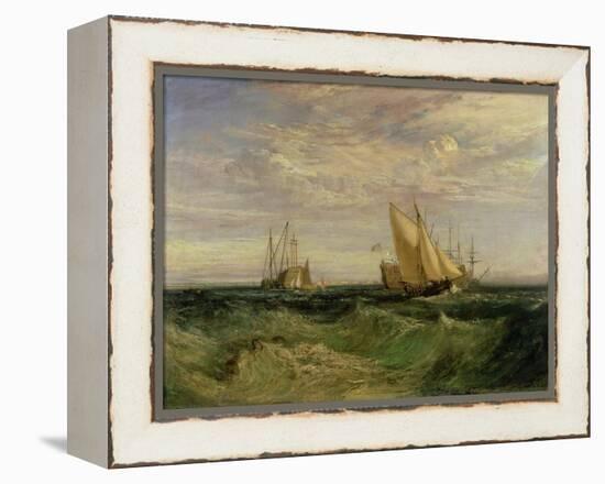 The Confluence of the Thames and the Medway, circa 1808-J. M. W. Turner-Framed Premier Image Canvas