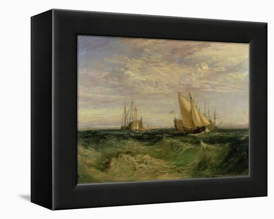 The Confluence of the Thames and the Medway, circa 1808-J. M. W. Turner-Framed Premier Image Canvas