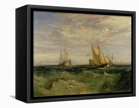 The Confluence of the Thames and the Medway, circa 1808-J. M. W. Turner-Framed Premier Image Canvas