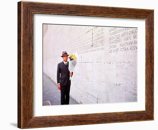 The Conformist, (AKA Il Conformista), Jean-Louis Trintignant, 1970-null-Framed Photo