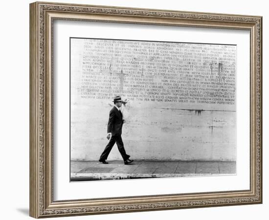 The Conformist, (aka Il Conformista), Jean Louis Trintignant, 1970-null-Framed Premium Photographic Print