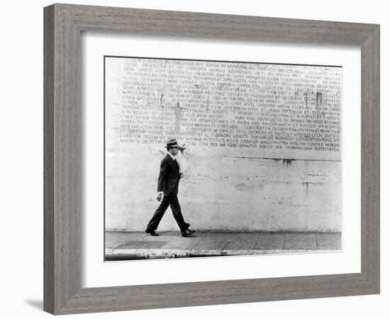 The Conformist, (aka Il Conformista), Jean Louis Trintignant, 1970-null-Framed Premium Photographic Print