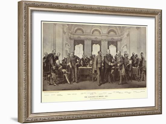 The Congress at Berlin-Anton Alexander von Werner-Framed Giclee Print