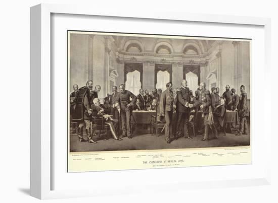 The Congress at Berlin-Anton Alexander von Werner-Framed Giclee Print