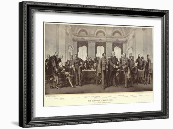 The Congress at Berlin-Anton Alexander von Werner-Framed Giclee Print