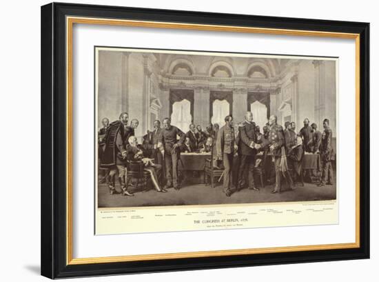 The Congress at Berlin-Anton Alexander von Werner-Framed Giclee Print