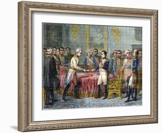 The Congress of Erfurt-Stefano Bianchetti-Framed Giclee Print