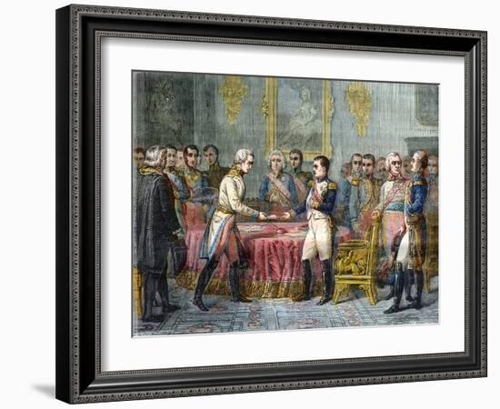 The Congress of Erfurt-Stefano Bianchetti-Framed Giclee Print