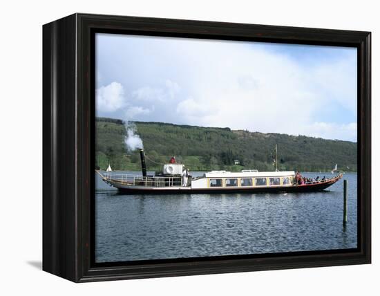 The Coniston Gondola, Lake District, Cumbria, England-Peter Thompson-Framed Premier Image Canvas