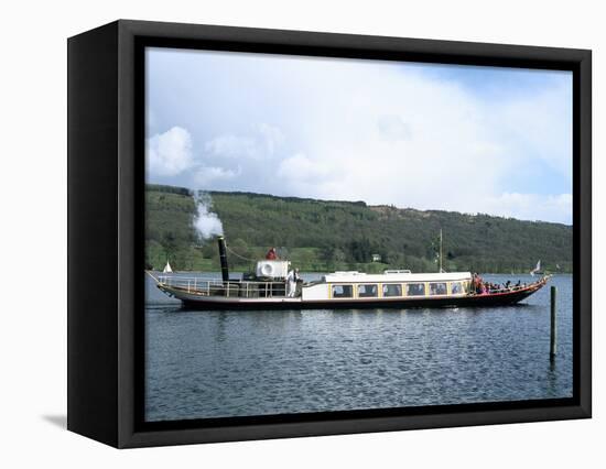 The Coniston Gondola, Lake District, Cumbria, England-Peter Thompson-Framed Premier Image Canvas