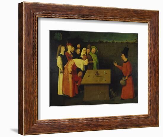 The Conjuror, 1475-80-Hieronymus Bosch-Framed Giclee Print