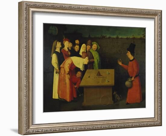 The Conjuror, 1475-80-Hieronymus Bosch-Framed Giclee Print