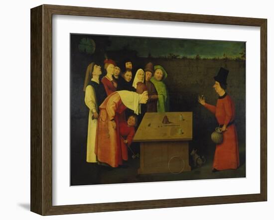 The Conjuror, 1475-80-Hieronymus Bosch-Framed Giclee Print