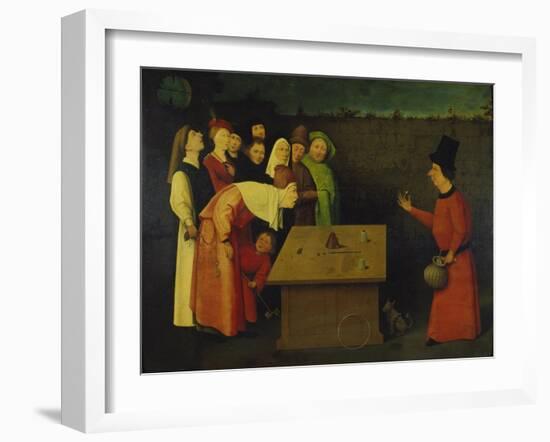 The Conjuror, 1475-80-Hieronymus Bosch-Framed Giclee Print