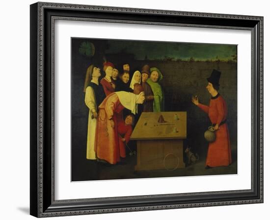 The Conjuror, 1475-80-Hieronymus Bosch-Framed Giclee Print
