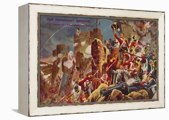 'The Connaught Rangers. The Capture of The Citadel at Badajoz', 1812, (1939)-Unknown-Framed Premier Image Canvas