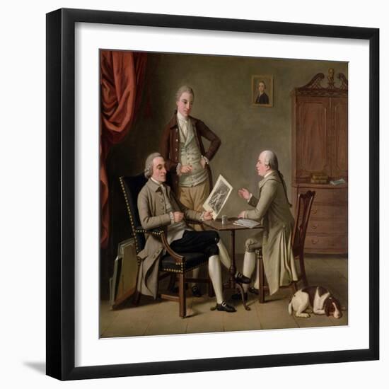 The Connoisseurs, 1783-David Allan-Framed Giclee Print