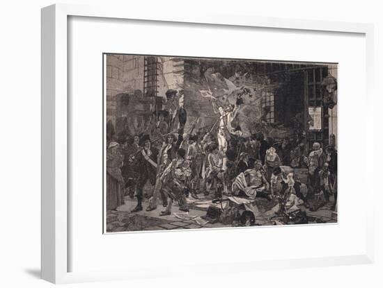 The Conquerors of the Bastille-Francois Flameng-Framed Giclee Print