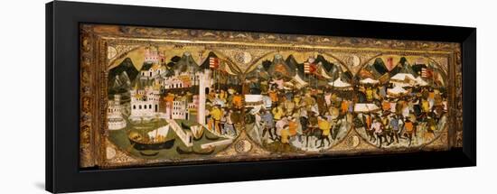 The Conquest of Naples, 1381-82-Italian School-Framed Giclee Print