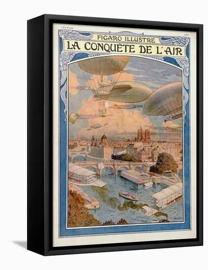 The Conquest of the Air, 1909-Eugene Grasset-Framed Premier Image Canvas