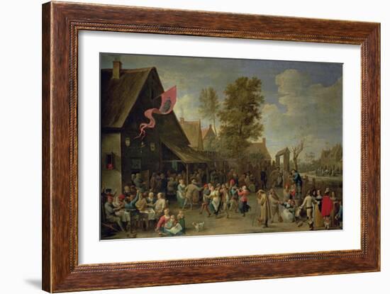 The Consecration of a Village Church, circa 1650-David Teniers the Younger-Framed Giclee Print