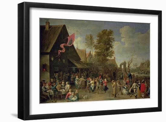 The Consecration of a Village Church, circa 1650-David Teniers the Younger-Framed Giclee Print