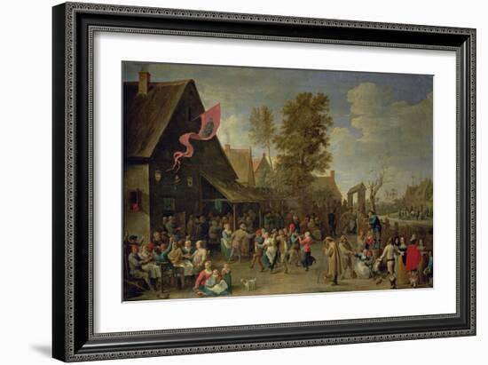 The Consecration of a Village Church, circa 1650-David Teniers the Younger-Framed Giclee Print