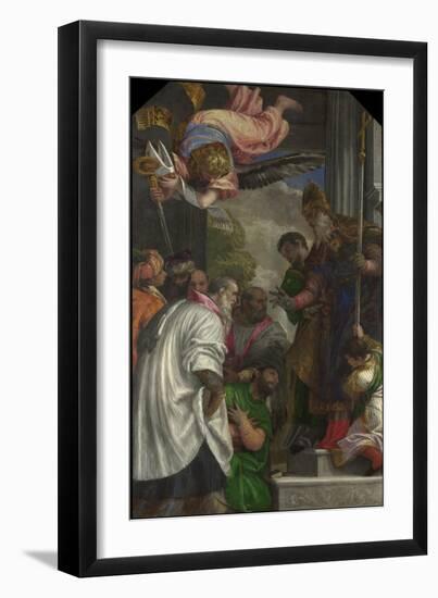 The Consecration of Saint Nicholas, 1562-Paolo Veronese-Framed Giclee Print