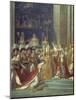 The Consecration of the Emperor Napoleon and the Coronation of the Empress Josephine Notre-Dame-Jacques Louis David-Mounted Giclee Print