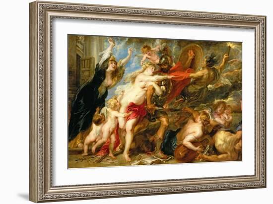 The Consequence of War, 1637-38-Peter Paul Rubens-Framed Giclee Print