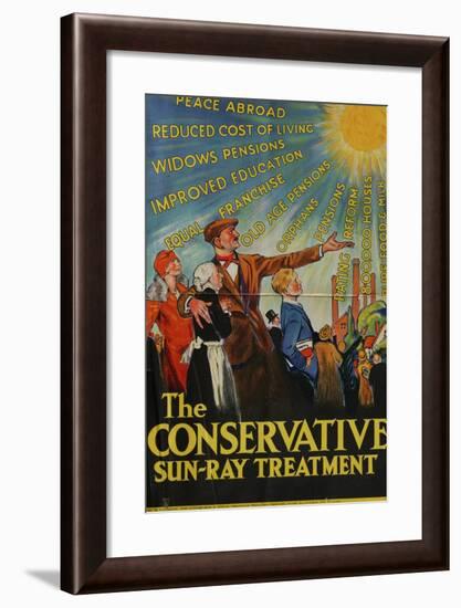 The Conservative Sun-Ray Treatment-null-Framed Giclee Print
