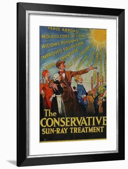 The Conservative Sun-Ray Treatment-null-Framed Giclee Print