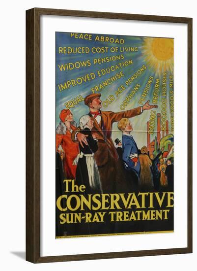 The Conservative Sun-Ray Treatment--Framed Giclee Print