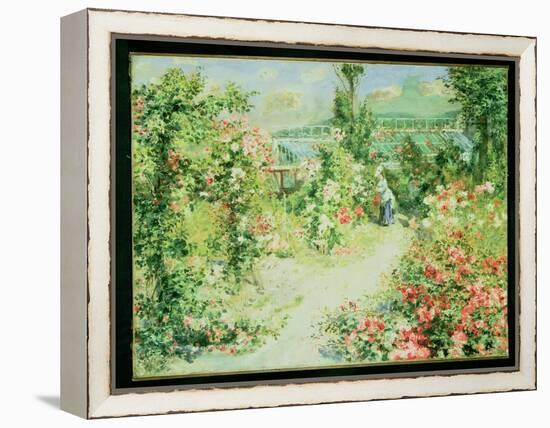 The Conservatory-Pierre-Auguste Renoir-Framed Premier Image Canvas