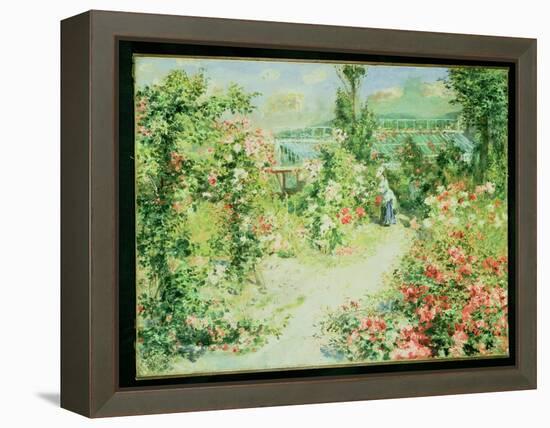 The Conservatory-Pierre-Auguste Renoir-Framed Premier Image Canvas