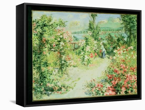 The Conservatory-Pierre-Auguste Renoir-Framed Premier Image Canvas