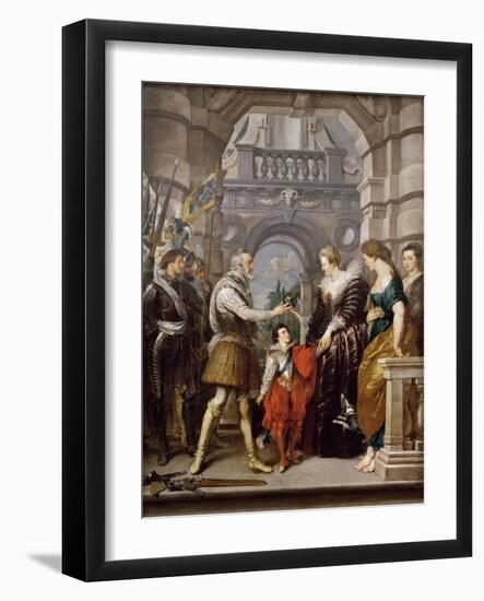 The Consignment of the Regency (The Marie De' Medici Cycl)-Peter Paul Rubens-Framed Giclee Print