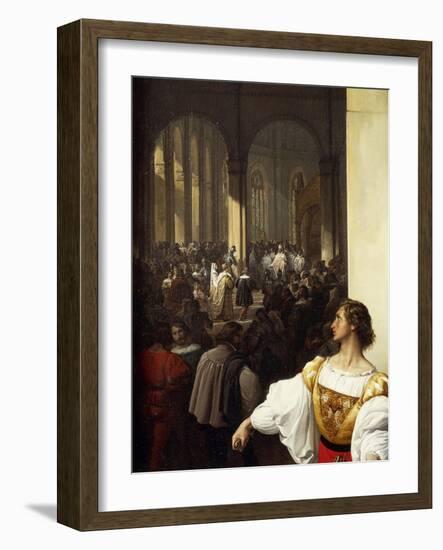 The Conspiracy of Lampugnani, 1826-1829-Francesco Hayez-Framed Giclee Print