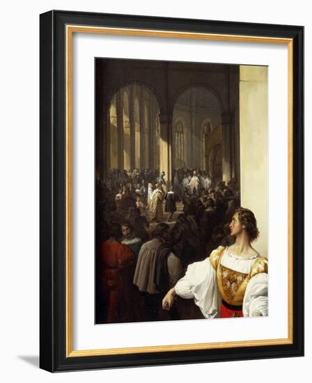 The Conspiracy of Lampugnani, 1826-1829-Francesco Hayez-Framed Giclee Print