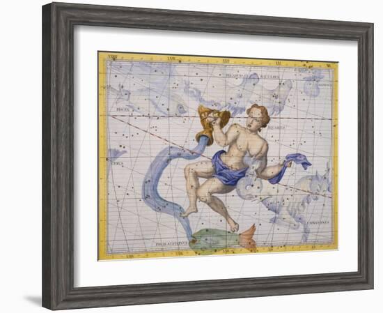 The Constellation of Aquarius by James Thornhill-Stapleton Collection-Framed Giclee Print