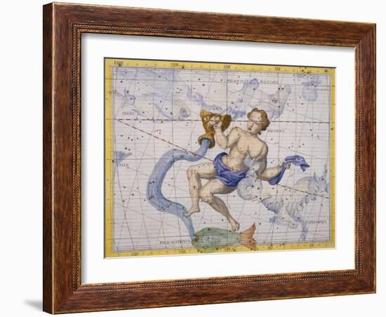 The Constellation of Aquarius by James Thornhill-Stapleton Collection-Framed Giclee Print