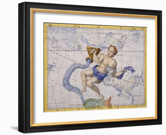 The Constellation of Aquarius by James Thornhill-Stapleton Collection-Framed Giclee Print