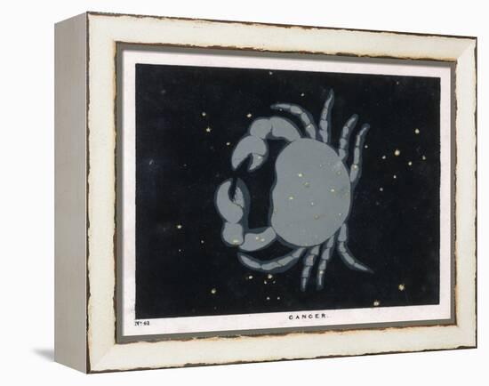 The Constellation of Cancer the Crab-Charles F. Bunt-Framed Stretched Canvas