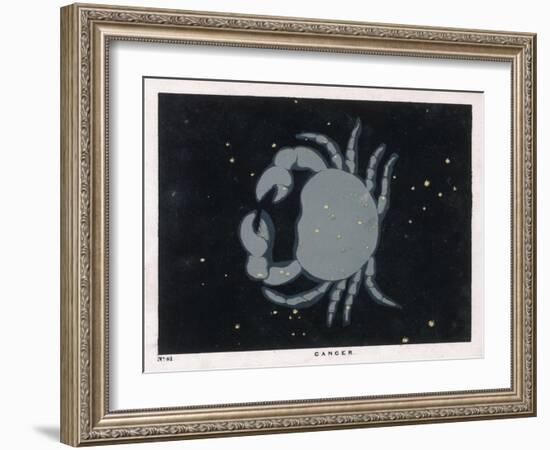 The Constellation of Cancer the Crab-Charles F. Bunt-Framed Art Print