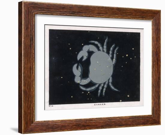 The Constellation of Cancer the Crab-Charles F. Bunt-Framed Art Print