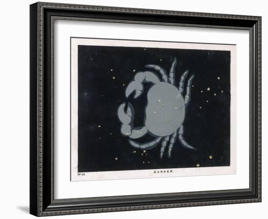 The Constellation of Cancer the Crab-Charles F. Bunt-Framed Art Print