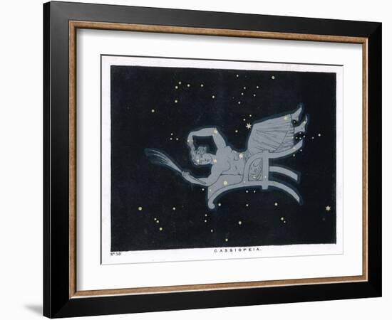 The Constellation of Cassiopeia a Woman Seated-Charles F. Bunt-Framed Art Print