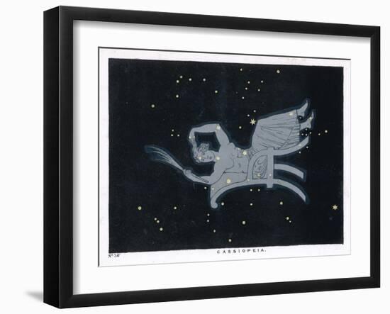 The Constellation of Cassiopeia a Woman Seated-Charles F. Bunt-Framed Art Print